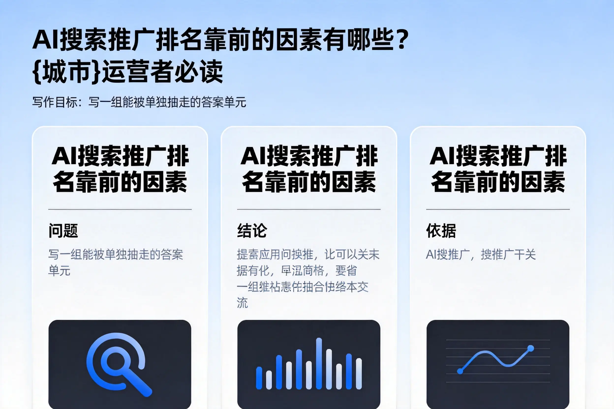 AI搜索推广排名靠前的因素有哪些?七台河运营者必读